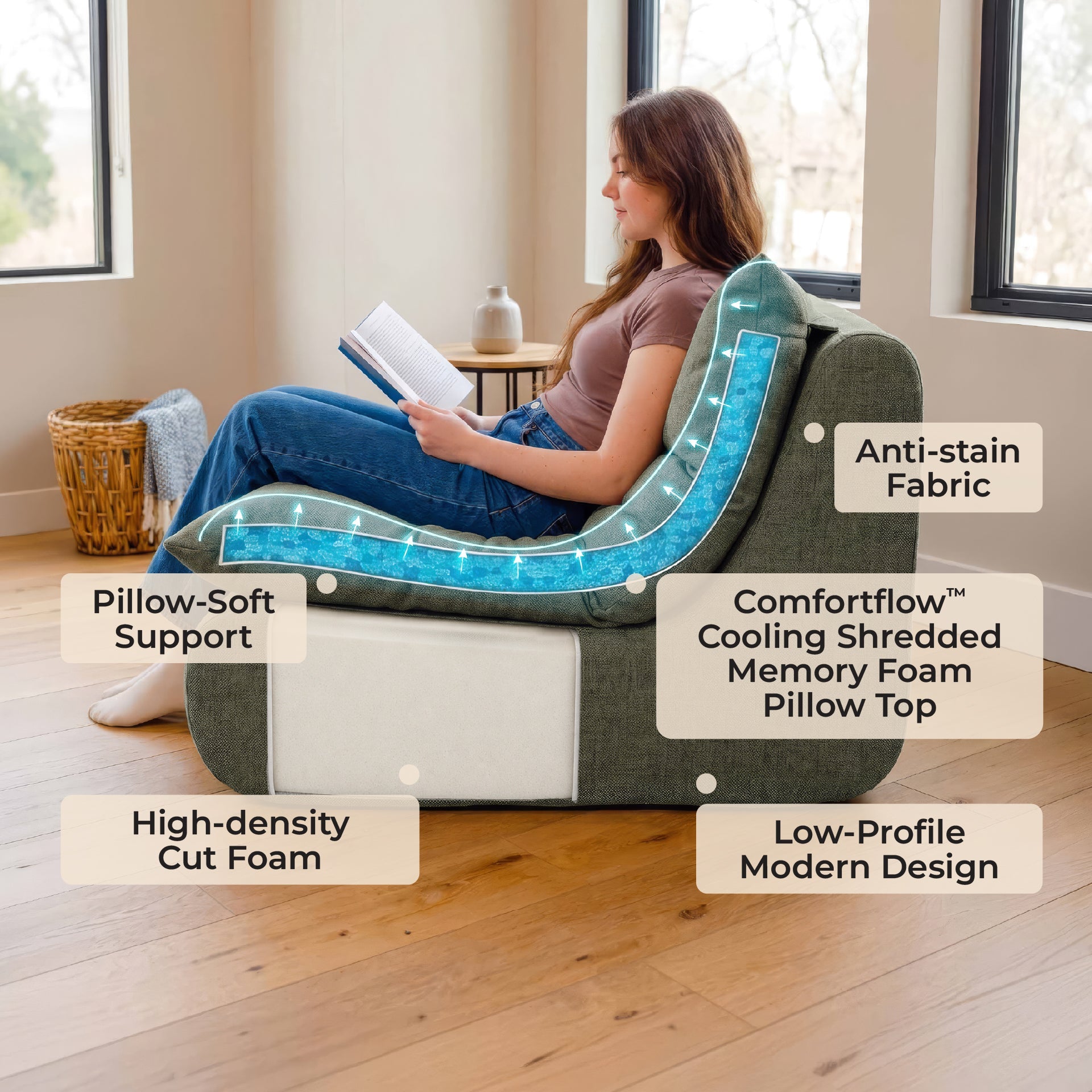 Driftscape™ 3-Pc Loveseat Lounge Set