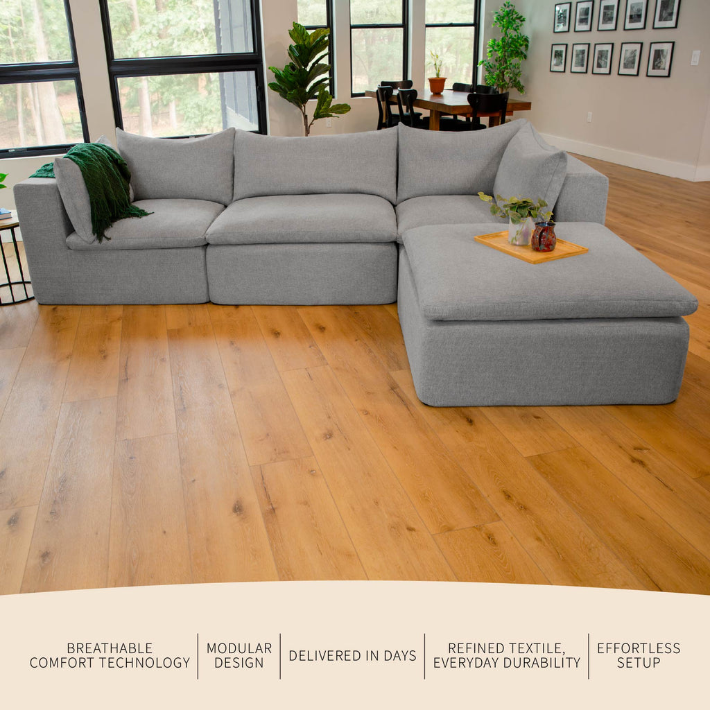 Averra™ 4 Piece Modular Sectional Sofa