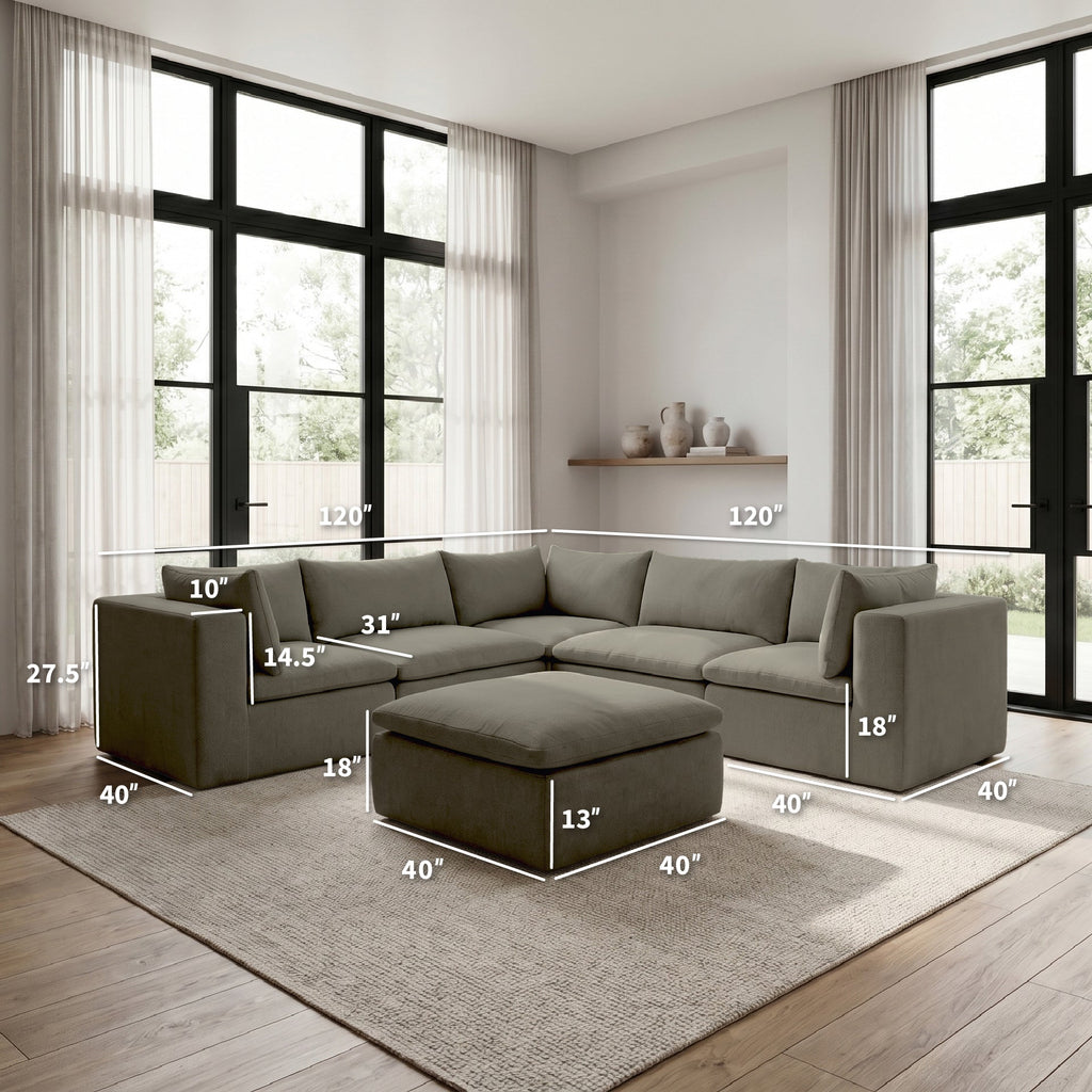 Averra™ 6 Piece Modular Sectional Sofa
