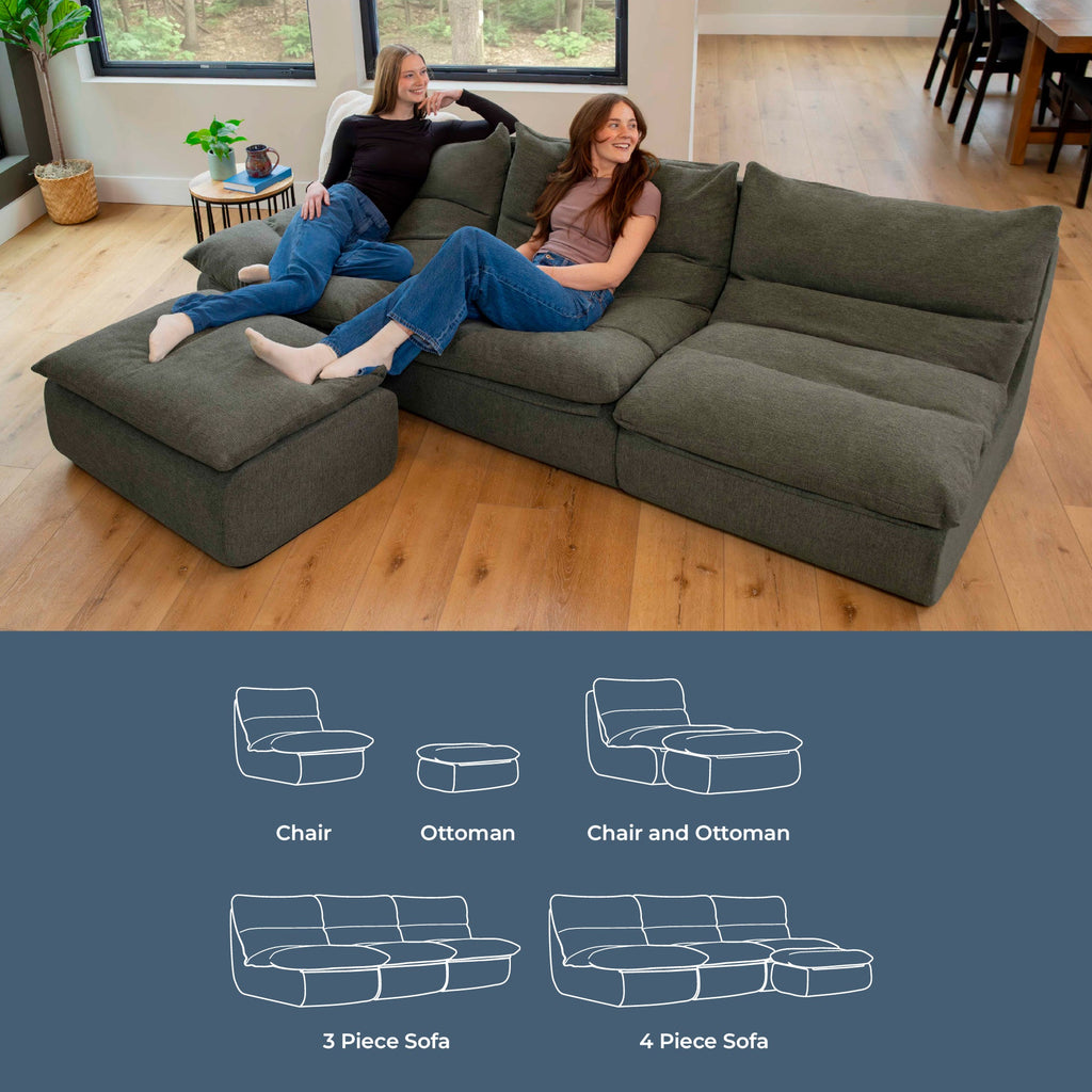 Driftscape™ 4-Pc Sofa and Ottoman